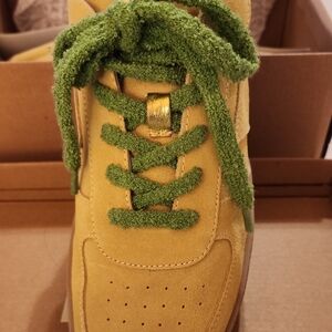 Steve Madden Green and Yellow Sneakers